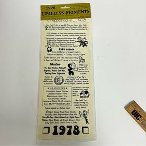 1978 timeless moments sticker sheet journaling snippets headlines facts scrapboo
